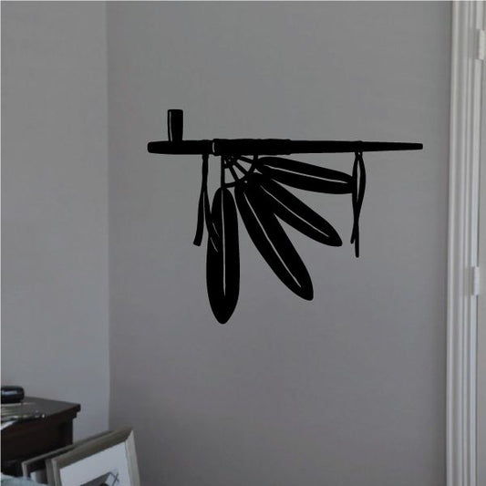 Image of Peace Pipe Wall Decal - Vinyl Decal - Car Decal - 157