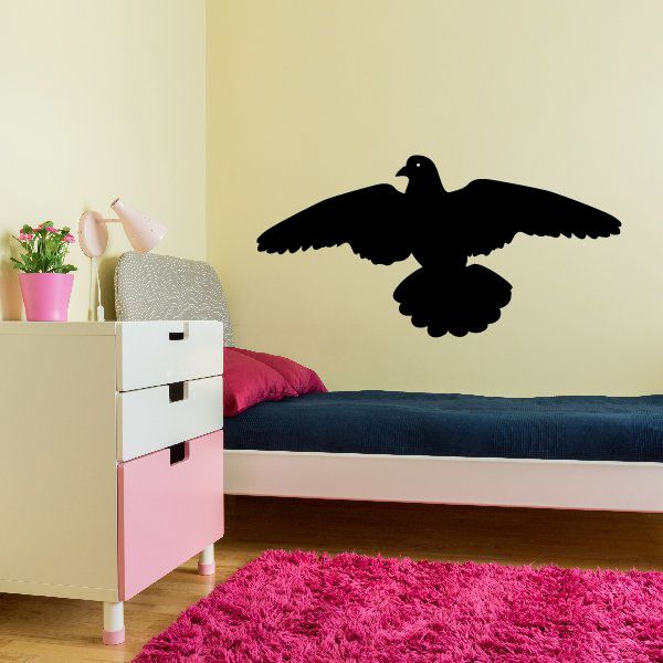 Image of Peaceful Floating Pigeon Decal