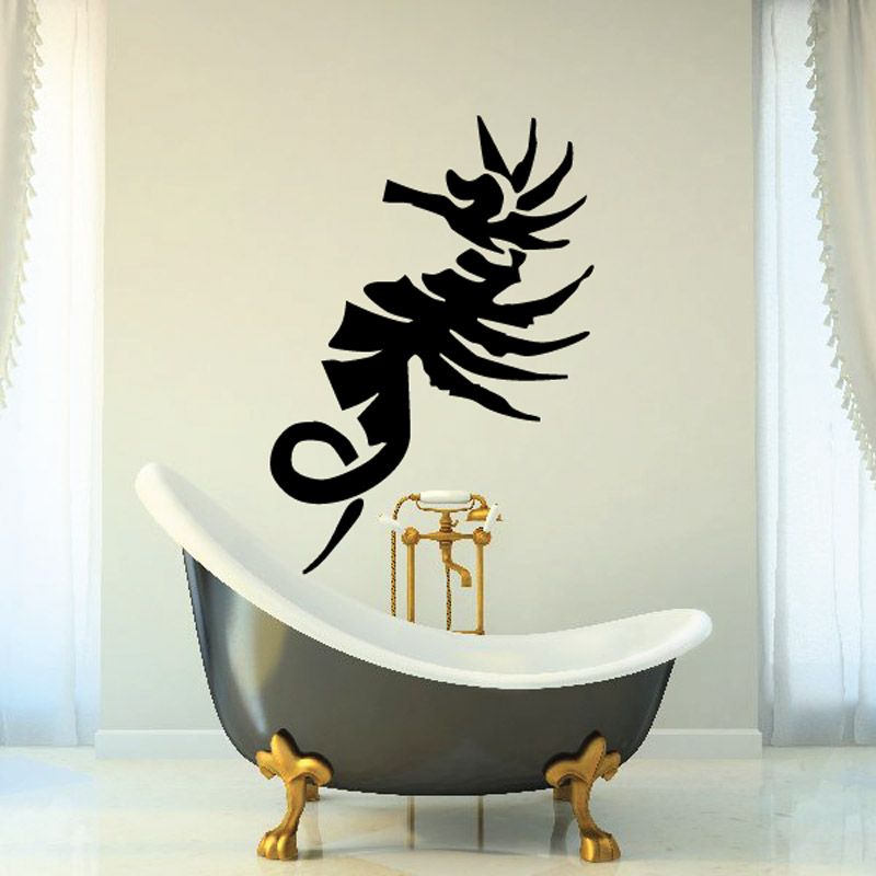 Image of Peaceful Seahorse Decal