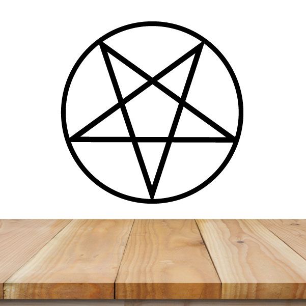 Image of Pentacle Pentagram Decal