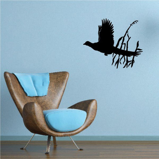 Image of Pheasant Fleeing Decal