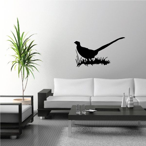 Image of Pheasant in Brush Decal