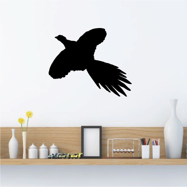 Image of Pheasant Soaring Decal