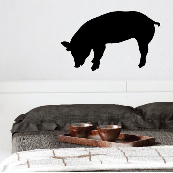 Image of Pig Eating Pose Decal