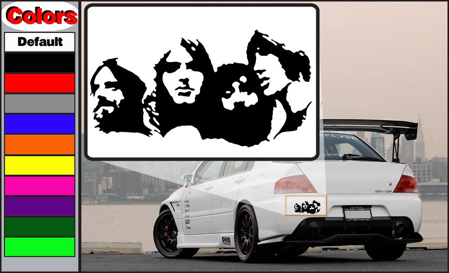 Image of Pink Floyd Heads Decal