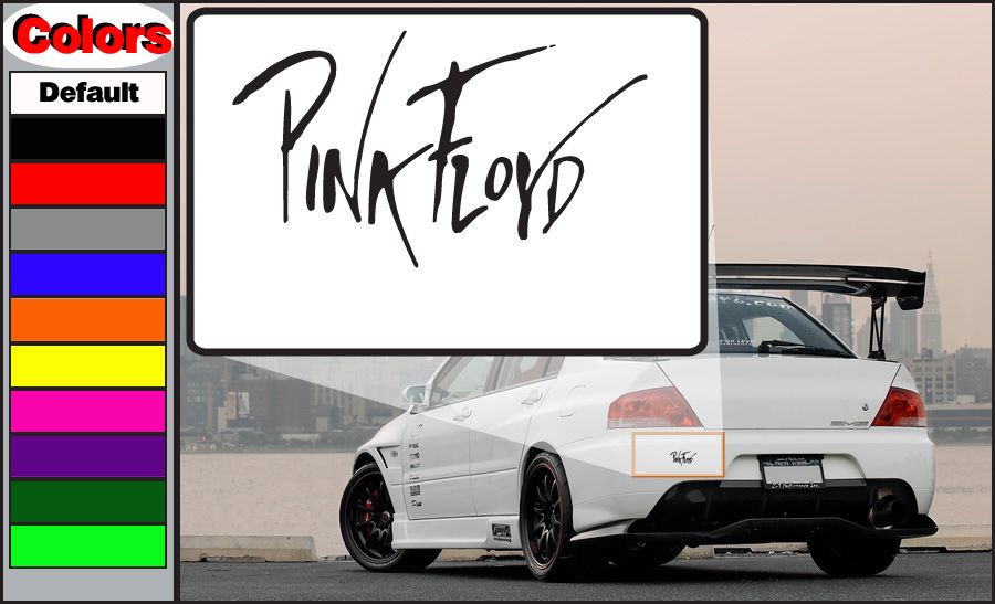 Image of Pink Floyd Simple Text Decal