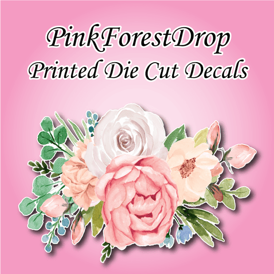 Pinkforestdrop Printed Decals