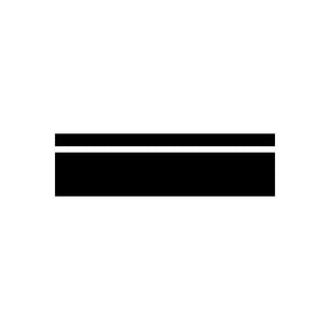 Car window vinyl pinstripe decal, two parallel black horizontal lines