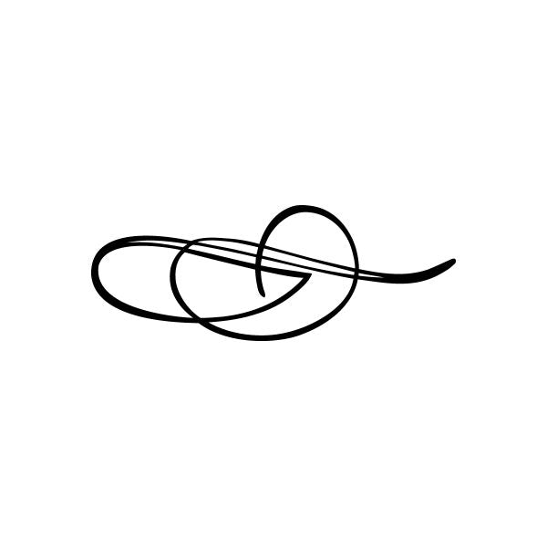 Car window vinyl decal sticker, black pinstripe swirl lines