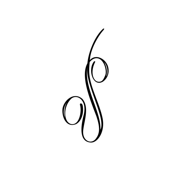 Black pinstripe swirl car window vinyl decal sticker