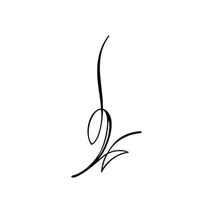Car window vinyl decal sticker, black swirl with oval and pinstripe lines