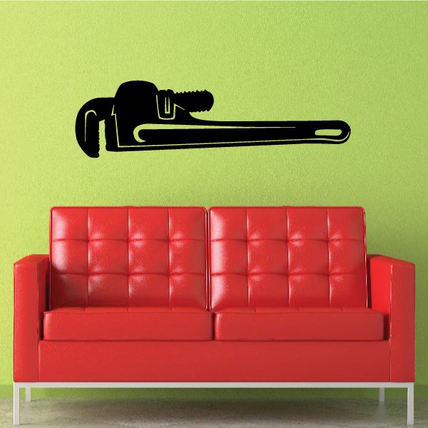 Image of Pipe Wrench Decal