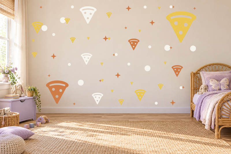 Pizza Party Wall Decal Kit