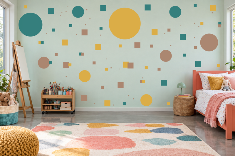 Playful Shapes Wall Decal Kit