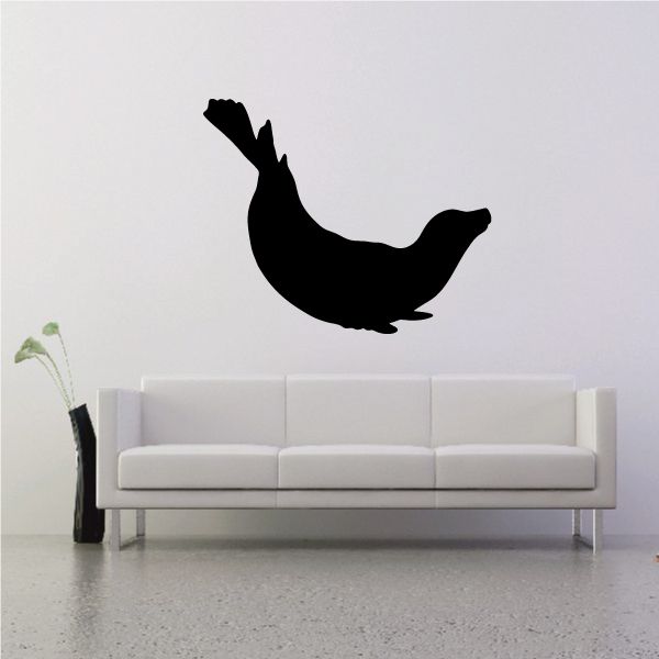 Image of Prancing Seal Decal