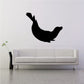 Prancing seal decal, black seal silhouette for wall