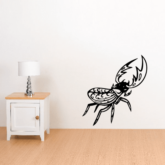 Image of Predatory Horn Beetle Decal