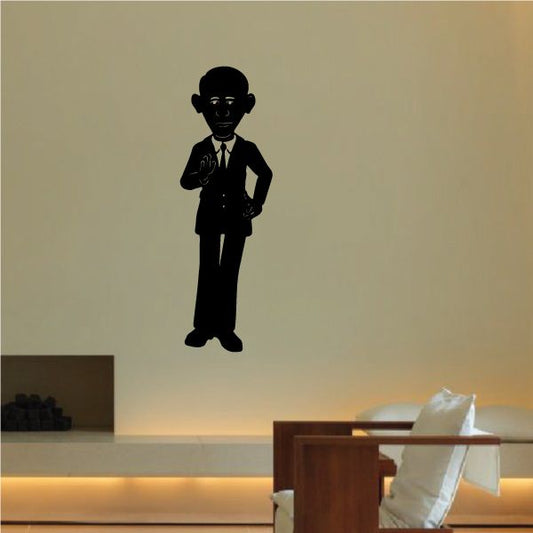 Image of President Barrack Obama Speaking Decal