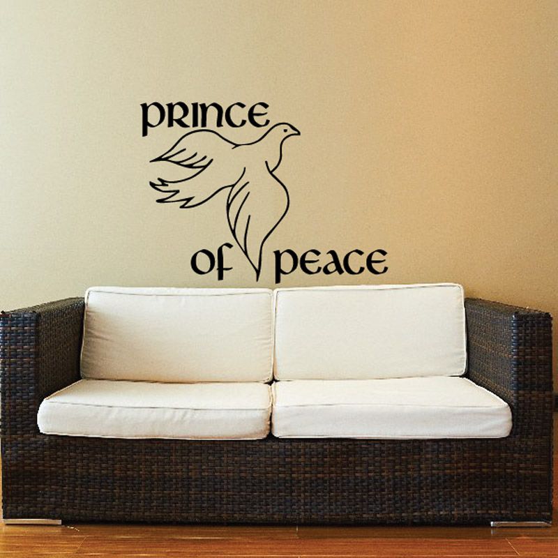 Image of Prince of peace Dove Decal