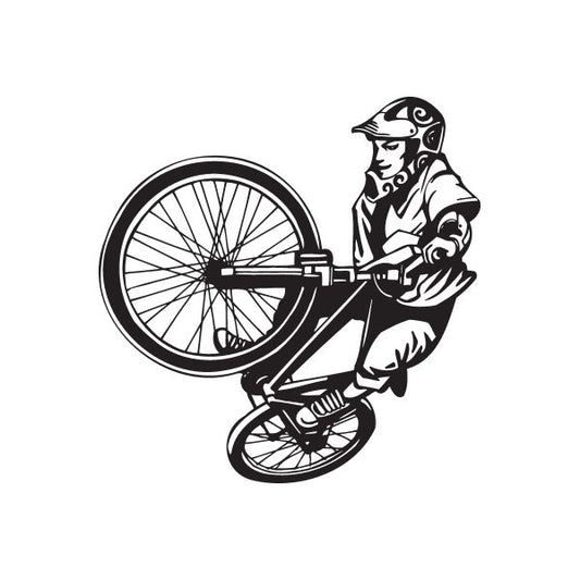 Image of Pro Mountain Bike Rider Decal