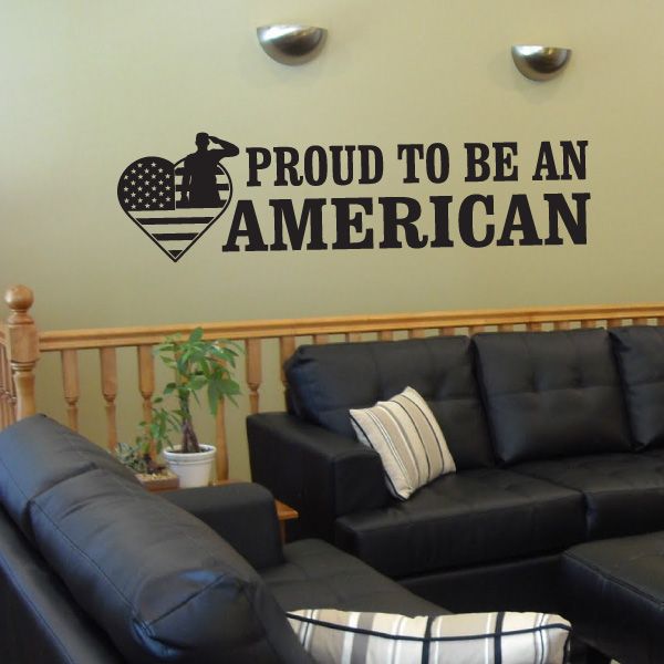 Image of Proud to be an American Decal