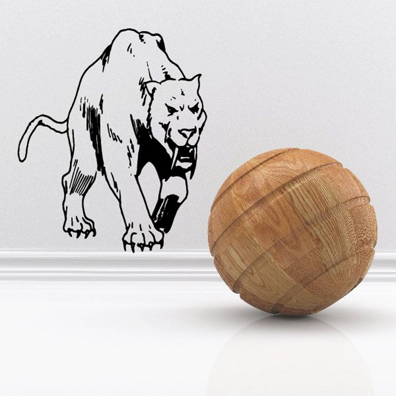 Image of Prowling Saber Tooth Tiger Decal