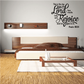 Scripture wall decal with 'Let us Rejoice' and 'Psalm 118:24' in black cursive