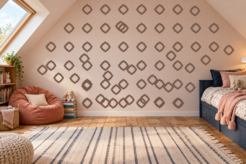 Python Diamond Pattern Wall Decal Kit