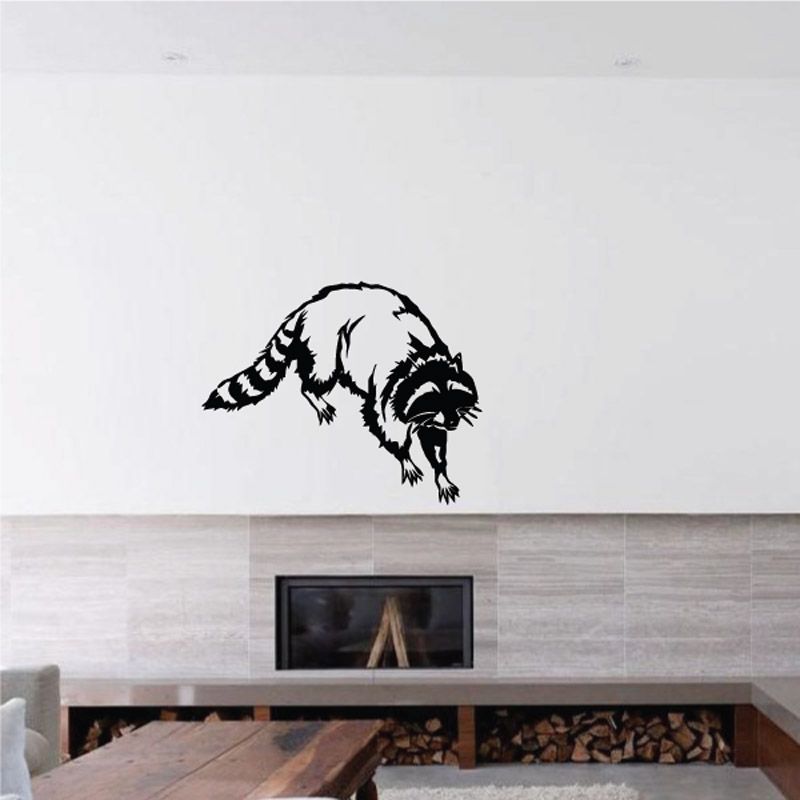 Image of Raccoon Digging Decal