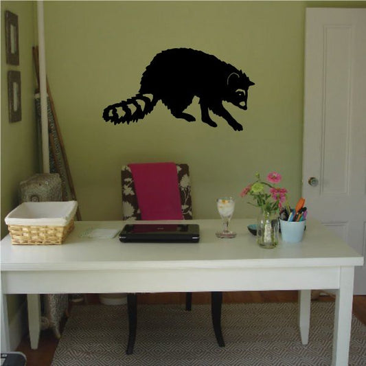 Image of Raccoon Prodding Decal