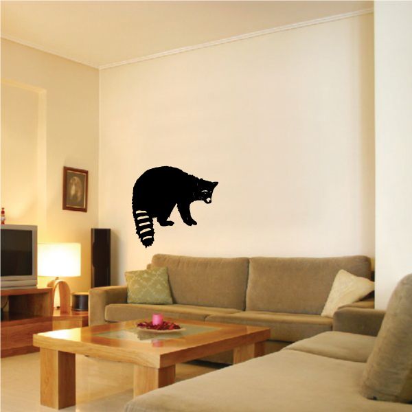 Image of Raccoon Turning Decal