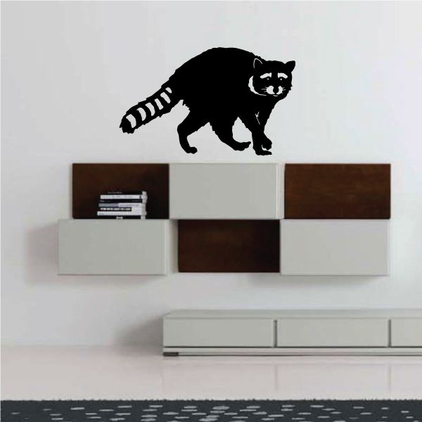 Image of Raccoon Watching Decal