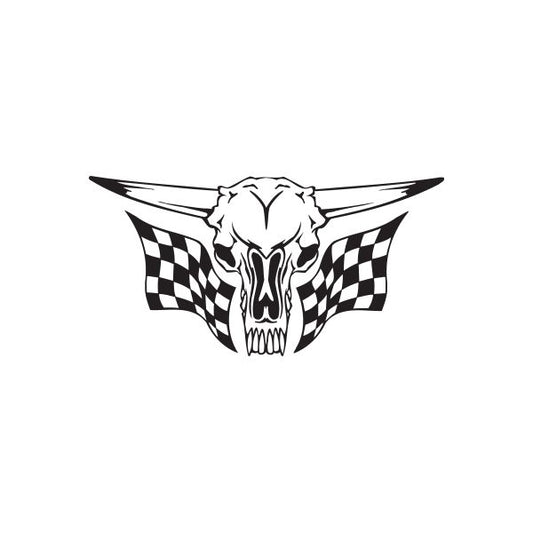 Image of Racing Graphic Wall Decal - Vinyl Decal - Car Decal - DC 8025