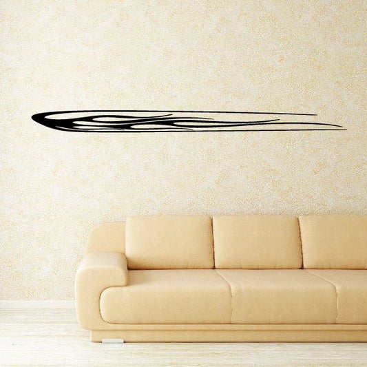 Image of Racing Vehicle Pinstripe Vinyl Decal - Car Decal - Wall Decal - MC034