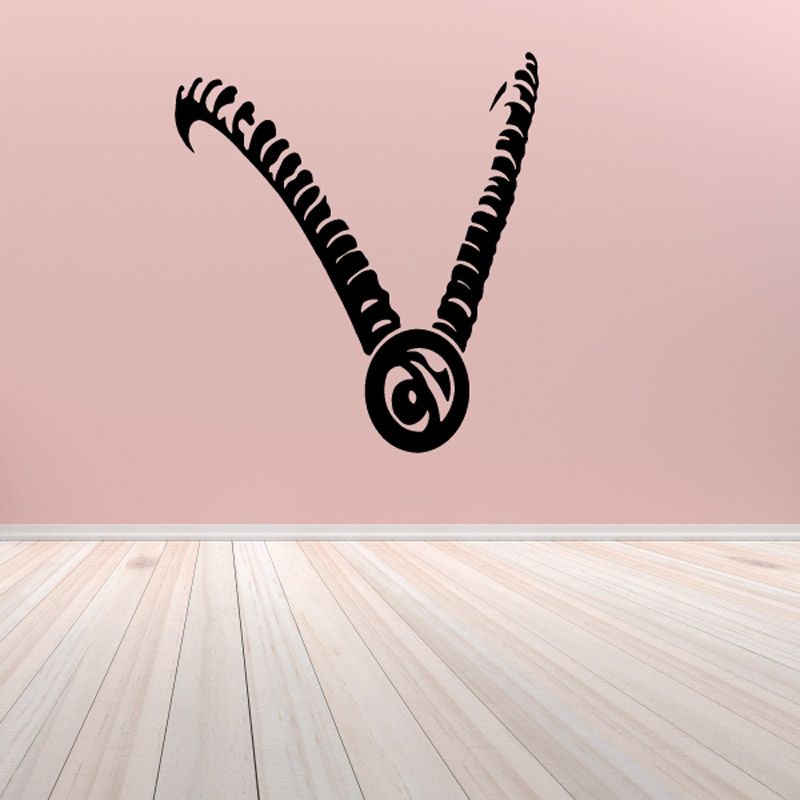 Image of Ram Eye and Horns Decal