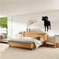 Ram standing silhouette wall decal, black