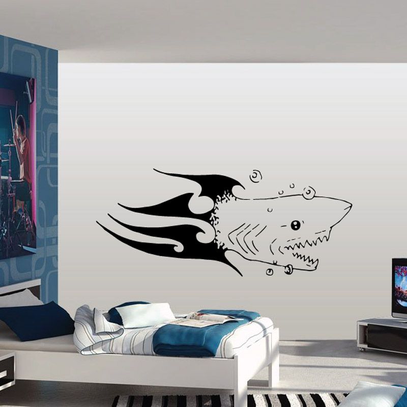 Image of Razor Head Shark Decal