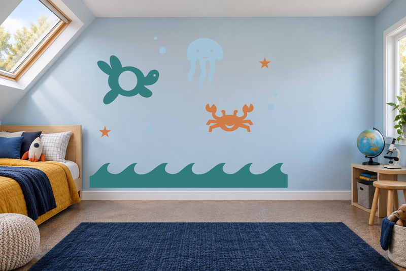 Reef Neighbors Wall Decal Kit