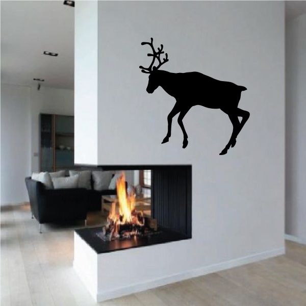 Image of Reindeer Grazing Decal