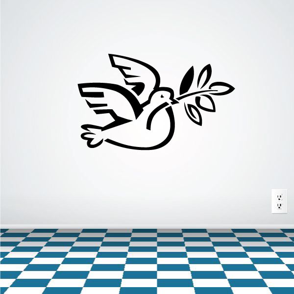 Image of Religious Dove Decal