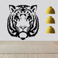 Black tiger head decal with detailed stripes and face.