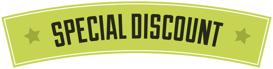 Special Discount Retail Discount Sign Wall Decal - Vinyl Decal - Car Decal - Idcolor023, isolated printed sticker artwork
