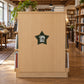 50% Sale Retail Discount Sign Sticker displayed on a bookshop endcap cabinet