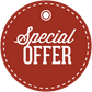 Special Offer Retail Discount Sign Wall Decal - Vinyl Decal - Car Decal - Idcolor050, isolated printed sticker artwork