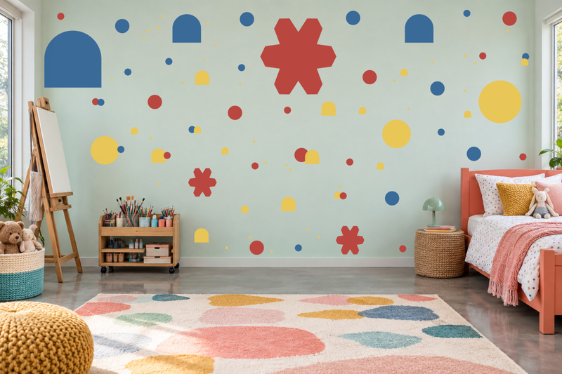 Retro Bloom Wall Decal Kit