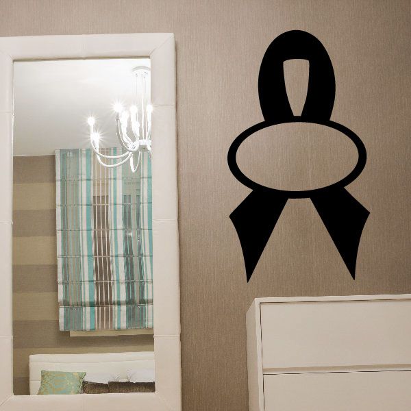 Ribbon with Oval Gap Decal – Vinyl Disorder
