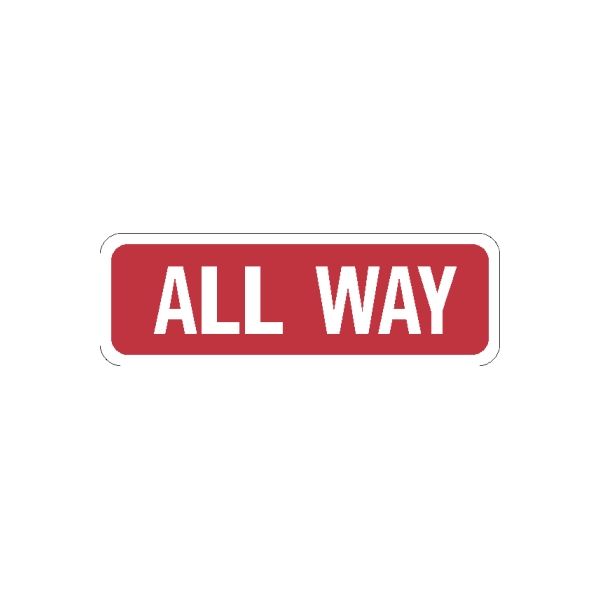 Image of Road Sign Wall Decal - Vinyl Sticker - Car Sticker - Die Cut Sticker - CD025