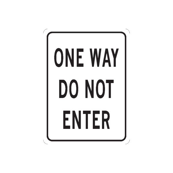 Image of Road Sign Wall Decal - Vinyl Sticker - Car Sticker - Die Cut Sticker - CD425