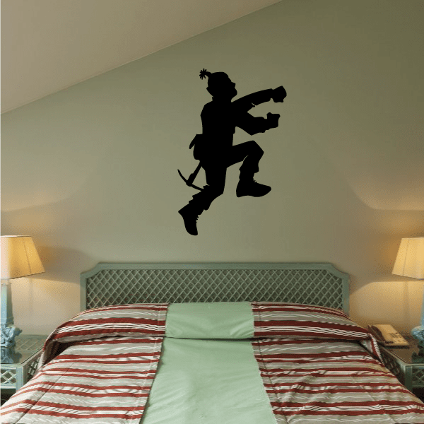 Image of Rock climbing Wall Decal - Vinyl Decal - Car Decal - Bl002