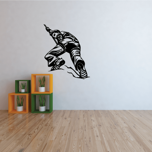 Image of Rock Climbing Wall Decal - Vinyl Decal - Car Decal - CDS010